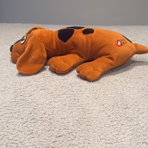TONKA Pound Puppy Vintage 1985 Large  Brown w/ Black Spots - Picture 3 of 6